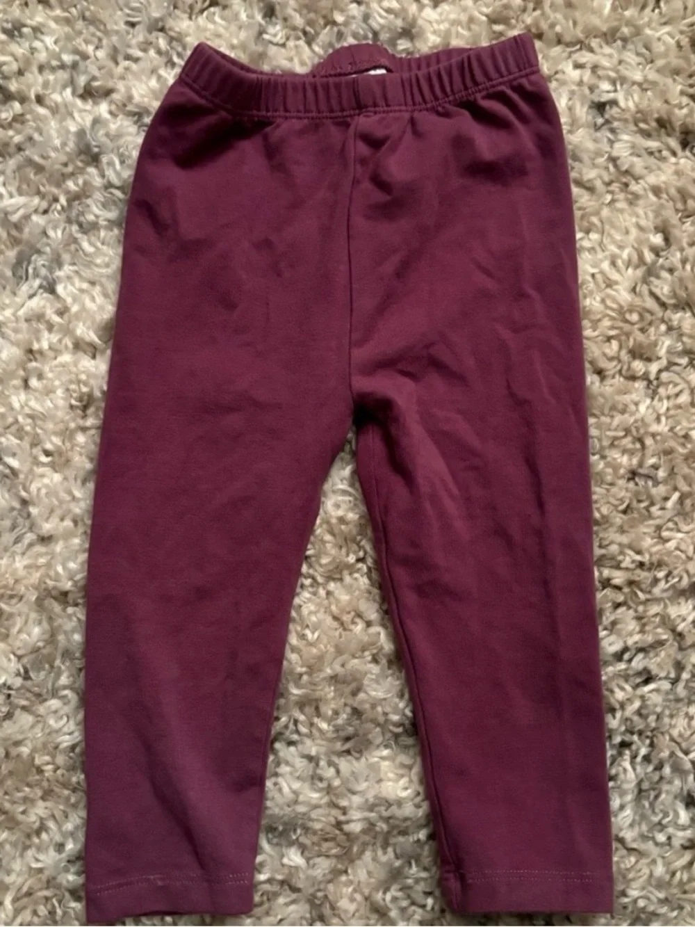 Hanna Andersson Purple Heart Dress & Legging Set | 12-18m